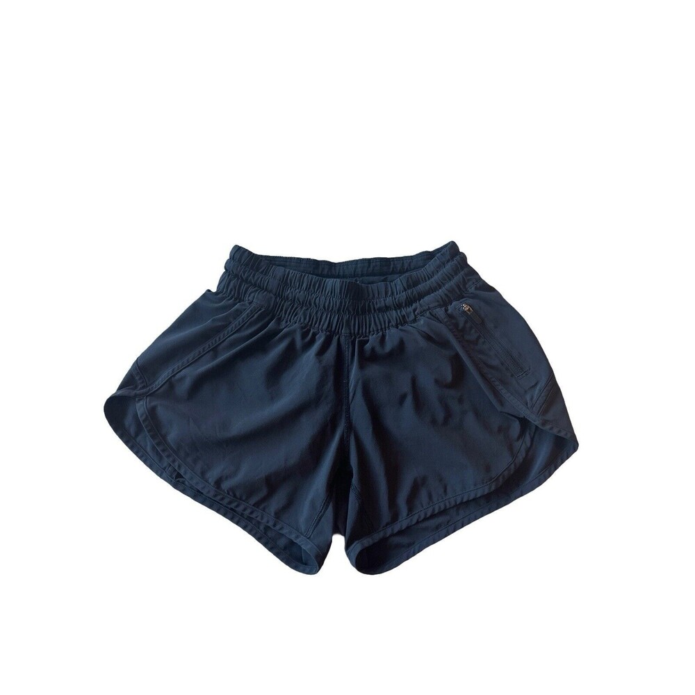 Lululemon Women's 4 Tracker Short V Low-Rise (4-Way Stretch) 4” Black